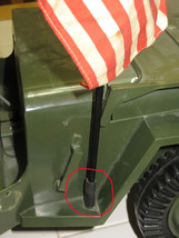 Replacement Flag Holder Mount Support For Hasbro Gi Joe 7000 Army Five Star Jeep - £9.58 GBP