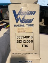 VISION WHEEL 0351-0018 RADIAL TUBE 25x12.00-9 TR 6 - $17.00