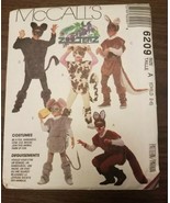 McCalls 6106 Child Animal Costumes Sewing Pattern Sizes 2-6 - $14.48 CAD