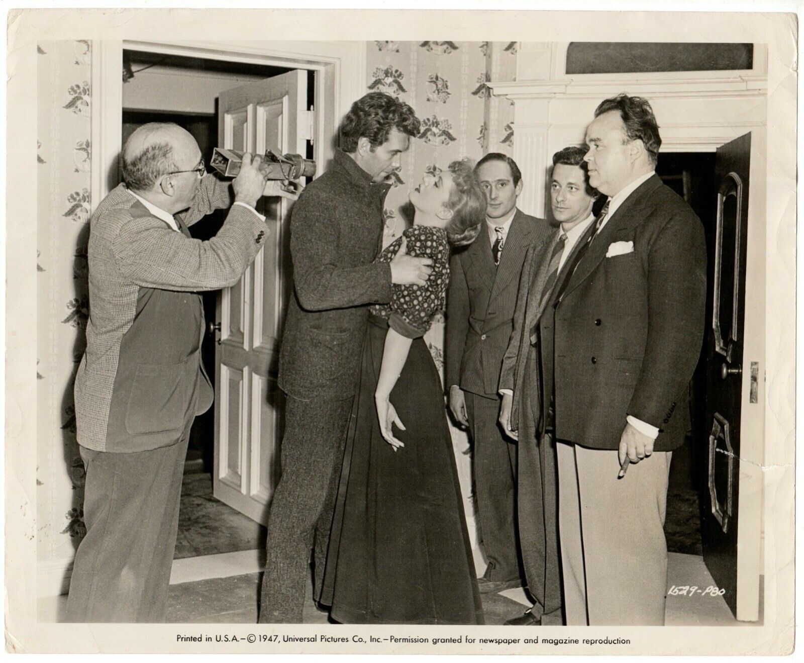 Primary image for *TIME OUT OF MIND '47 On-Set Shot Robert Siodmak, Robert Hutton, Phyllis Calvert