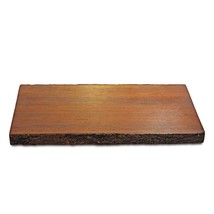 Handmade Natural Bark Brown Rain Tree Wood Cutting Board Kitchen Essential - $31.67