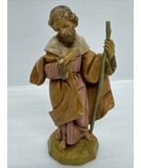 Vintage Fontanini Standing Joseph 1991 Depose Italy Nativity Piece 5&quot; - £10.36 GBP