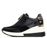 Xti Women&#39;s 144655 Round Toe Sneakers Black - $109.00
