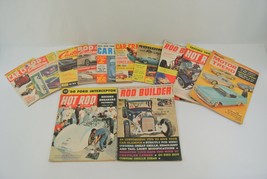 Hot Rod Builder Motor Trend Car Craft Car Magazine 1950s Lot of 10 Vtg - £38.30 GBP