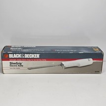 Vintage Electric Carving Knife Black &amp; Decker Slim Grip Model EK100 Ligh... - $28.08