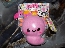 Fluffie Stuffiez AXOLOTL Pull To Reveal Surprise Pink Plush NEW - $20.00
