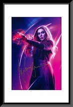 Avengers: Infinity War Elizabeth Olsen signed movie photo - £279.13 GBP