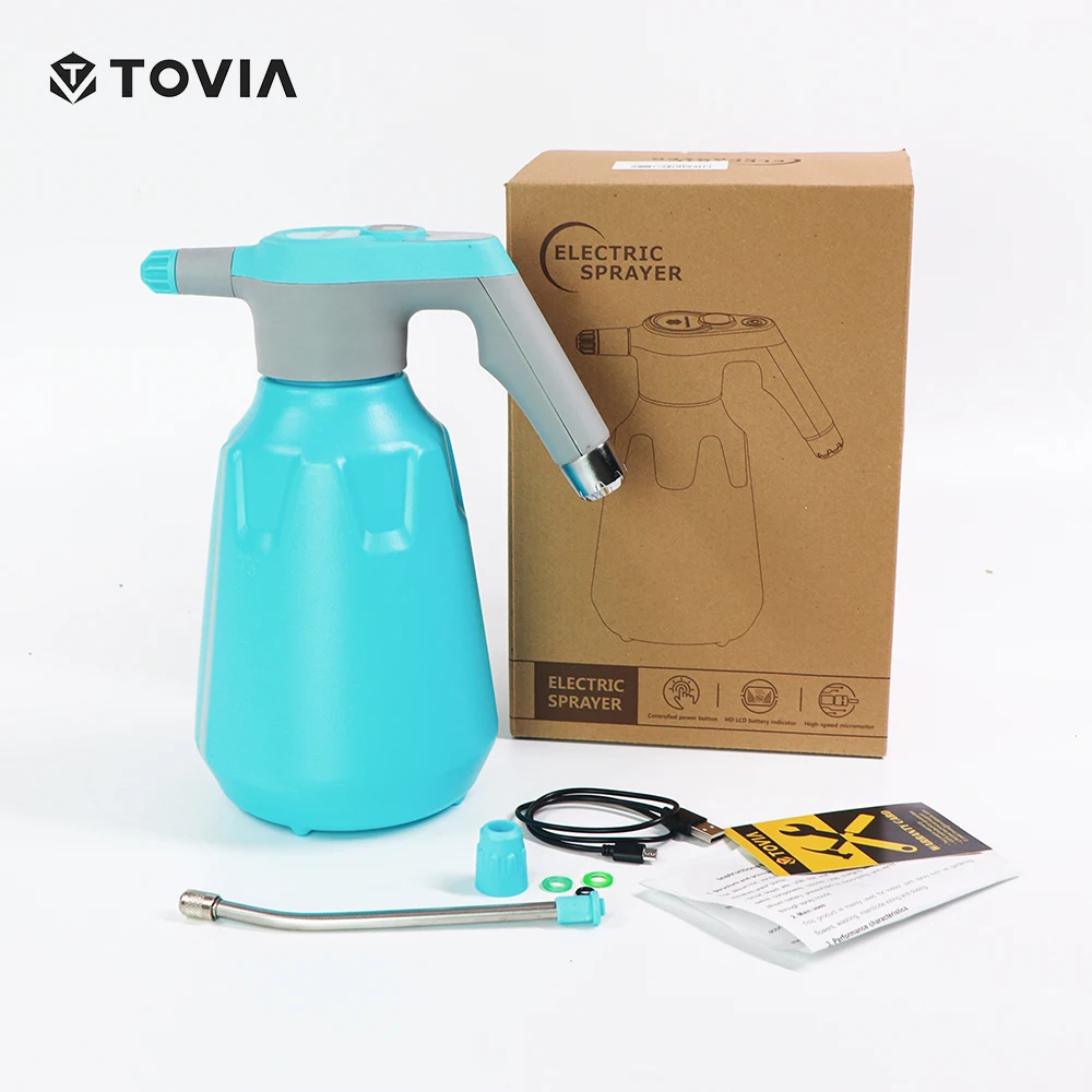 T TOVIA 2L Cordless Electric Sprayer Mister Automatic Watering Can Bottle for Ga - £101.66 GBP