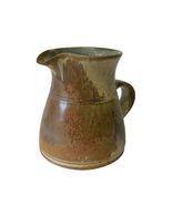 Kirbys Flat Pottery Hand Thrown Creamer Small Pitcher Studio Art Earth T... - $21.04