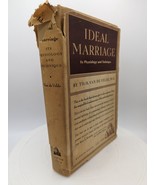 Ideal Marriage Its Physiology &amp; Technique  Van de Velde, M.D., 1957 Colo... - £13.89 GBP