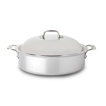 All-clad D3 Stainless Braiser with Domed Lid with rack (dent) - $107.51