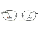 uvex Safety Eyeglasses Frames T707 DGM Shiny Blue Gunmetal Gray Z87-2 52... - $32.51