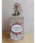 Wine Bottle Gift Tag Metal Cutting Dies Stencils DIY Scrapbook Decorativ... - $20.35 CAD