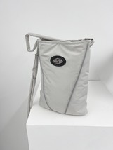 Reflective Strip Original Design Tide Bag Women College Style Gray Labeling Ligh - £54.35 GBP