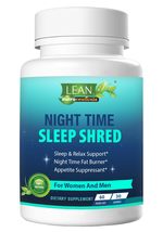 Night Time Sleep Shred Fast Fat Burner, Weight Loss Aid Pill, Appetite Suppressa - £11.20 GBP