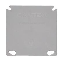 Cantex Plastic Ring Cover,2-Gang,4 in, Gray - $6.95