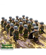 21pcs/set WW2 Allied Army US Troops Officer and Soldiers Minifigures Toy - £25.35 GBP