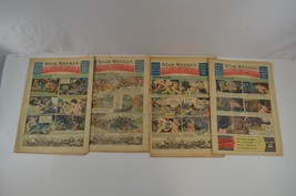 Star Weekly Comic Strips 1950 51 52 Tarzan Superman Canada Toronto Newspaper - $38.52