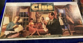 Clue Board Game  Parkers Brothers 1992 Classic Detective Mystery Complete - £15.01 GBP