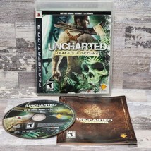 Uncharted Drake&#39;s Fortune - Complete w/ Manual - Black Label - PS3 Playstation 3 - £6.22 GBP