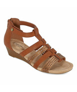 St. John&#39;s Bay Women&#39;s Nizki Wedge Sandals Size 9.5M Cognac Bronze Back ... - €41,86 EUR