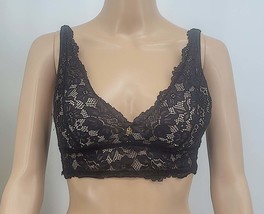 Daisy Fuentes Black Lace Bralette, Size Medium - $18.00