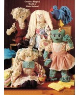18&quot; 20&quot; My Mop Magic Raggedy Ann Frog Dog Rabbit Storybook Doll Sew Patt... - $12.99