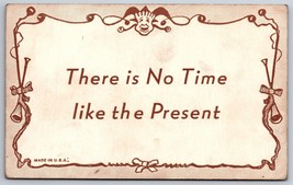 1940s Arcade Fortune Card Motto There is No Time Like the Present K5 - £5.00 GBP