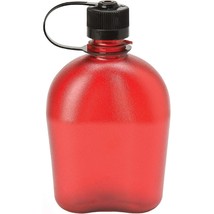 Nalgene Sustain 32oz Oasis Canteen Bottle (RED) Narrow Mouth Recycled Reusable - £11.41 GBP
