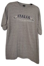 Vintage Firenze Italia Men&#39;s Grey T Shirt Size XL Unisex - $12.86
