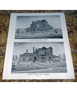 Charles H. Burke Residence - Nashua, New Hampshire Antique Art Print (1892) - $33.61 CAD