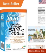 Gluten-Free SAM-e 400 mg Tablets - Supports Mood, Joints &amp; Liver Detoxif... - $47.00