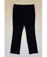 Sonoma Black Flare Lounge Pants Elastic Waist Sweatpants Women&#39;s Size M ... - $12.99