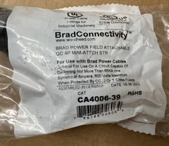 Bradconnectivity Brad Power Field Attachable QC 4 M/m Attch Str - £9.39 GBP