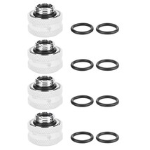 4 Pcs /8 Pcs Od 16Mm Tube Fitting, Water Cooling Compression Fitting With Sealin - £19.69 GBP