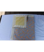 Minky baby blanket - giraffes - yellow - toddler - $70.00