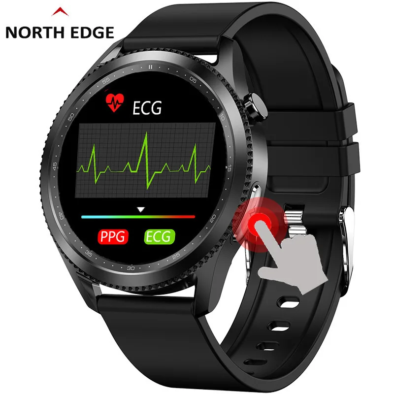 Smart Watch For Men ECG Watch Sleep Health Blood Pressure Oxygen Monitor... - $97.98