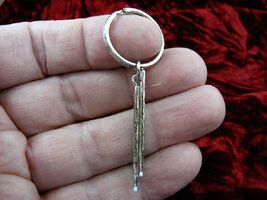 M316G miniature DRUMSTICK sticks pair KEYCHAIN drums silver plt drum dru... - $21.32