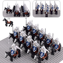 LOTR Mounted Swan Knights with Heavy Spears Army 22 Minifigures Set - £25.59 GBP