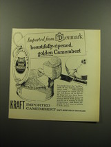 1959 Kraft Danish Camembert Advertisement - Imported from Denmark - $18.49