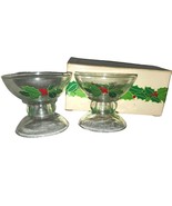 Vintage 1981 Avon Holiday Hostess Collection Candlestick Holder Candy Di... - £11.43 GBP