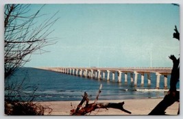 Chesapeake Bay Bridge Tunnel Norfolk Virginia Beach VA Postcard C22 - £3.71 GBP