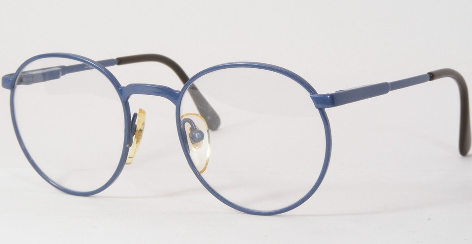 Vintage SIMOP LEE 4457G BLUE UNIQUE RARE Kids EYEGLASSES GLASSES FRAME 4... - $56.46