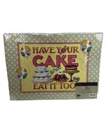 2010 Mary Engelbreit Paper Placemats Have Your Cake And Eat It Too Party... - $16.83