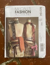 McCalls Fashion Accessories M5154 Scarves Belts, Shimmy XS-: 4-18, &amp; Cha... - $148.27 MXN