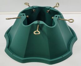 *X) Jack-Post Green Plastic Christmas Tree Stand Up to 8&#39; Tall with Eye ... - €12,77 EUR