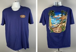 Ron Jon Surf Shop Living the Good Life T Shirt Mens Large Tropical Beach Scene - £17.92 GBP