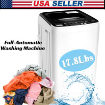 Portable Washing Machine 17.8Lbs Capacity Compact Full-Automatic Laundry Washer# - £331.27 GBP