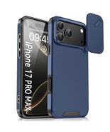 Generic Case for iPhone 17 (Color: Blue) Plain Hard Back Hard Silicon Ca... - $64.96 CAD