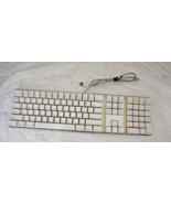 Genuine Apple Mac A1048 White Wired Full Size Keyboard English w/ 2 USB ... - $24.70